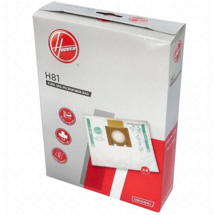 Hoover H81 porzsák szett (4db/csomag) Telios Extra