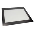 Üveglap, sütőajtó, belső, fekete, BEKO tűzhely, 436x413 mm 