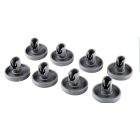 40 mm Görgő, alsó kosár (készlet), ZANUSSI mosogatógépekhez 8 db