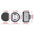 Hepa Filter készlet Electrolux ECC21-2IW / F168 