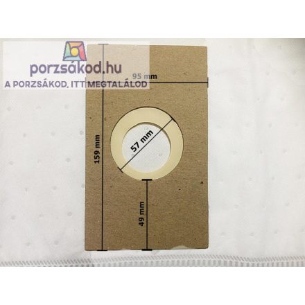 Mikroszűrős porzsák 4 darabos kiszerelésben(60X38HU)
