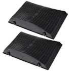 FAGOR 5CDC-60B / WHIRLPOOL AKR970IX/ ARISTON HES60IX kompatibilis aktívszén szűrő páraelszívóhoz, 2 darab (részletek a leírásban)