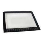 Üveglap, belső, Amica tűzhely, sütő ( 514mm x 404 mm)