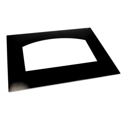Üveglap, sütőajtó, belső, fekete,(eredeti) BEKO tűzhely , 520x399 mm 