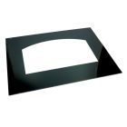 Üveglap, sütőajtó, belső, fekete,(eredeti) BEKO tűzhely , 520x399 mm 