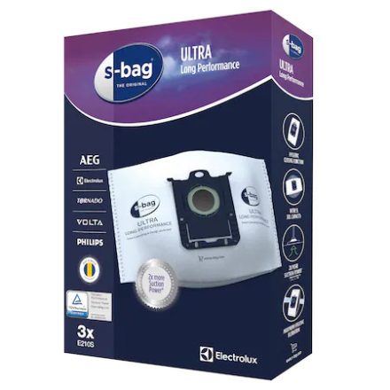 Electrolux / AEG / Philips S-BAG Ultra Long Performance E 210S XXL mikroszálas porzsák (3db/csomag)