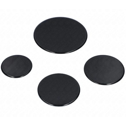 55/71/102 mm Égőfedél készlet, 4 darabos, ZANUSSI tűzhely