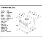Magnetron (univerzális, 2M167B-M23E) mikrohullámú sütő