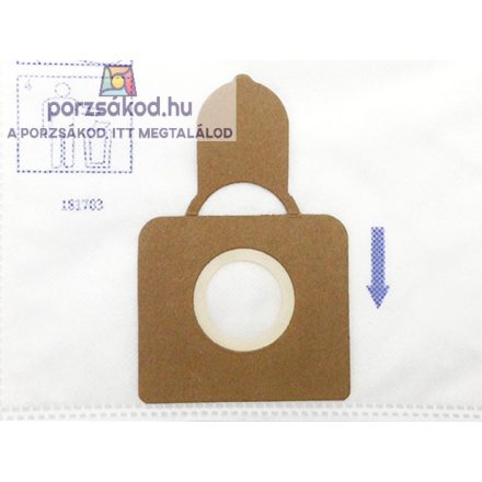 Mikroszűrős porzsák 5 darabos kiszerelésben(H168S)