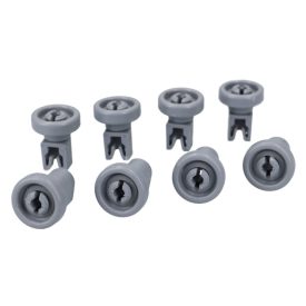   24 mm Görgő, felső kosár, szürke, (utángyártott) ELECTROLUX mosogatógép (8 db)