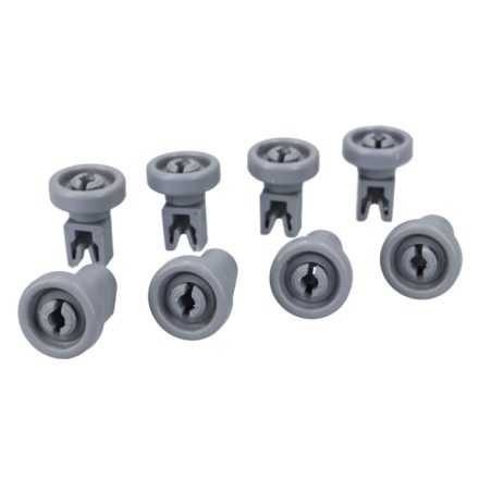 24 mm Görgő, felső kosár, szürke, (utángyártott) ELECTROLUX mosogatógép (8 db)