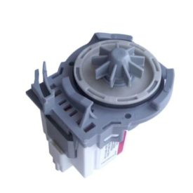   35W Szivattyú, ürítő, 3 körmös, hátul stekkeres WHIRLPOOL ADP mosogatógép  (utángyártott, ASKOLL M301 RS0651) 