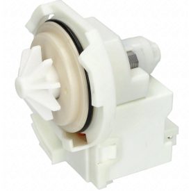   30W Szivattyú, ürítő, 3 körmös, hátul sarus WHIRLPOOL mosogatógép (COPRECI KEBS 105/025) 