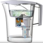 LAICA Predator fehér vízszűrő kancsó mechanikus kijelzővel, bi-flux univerzális és Germ-Stop szűrő