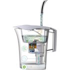 LAICA Predator fehér vízszűrő kancsó mechanikus kijelzővel, bi-flux univerzális és Germ-Stop szűrő