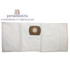 Mikroszűrős porzsák 3 darabos kiszerelésben univerzális, 20 literes porszívókhoz/takarítógépekhez, fekvő változat