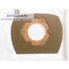 Mikroszűrős porzsák 3 darabos kiszerelésben univerzális, 20 literes porszívókhoz/takarítógépekhez, fekvő változat