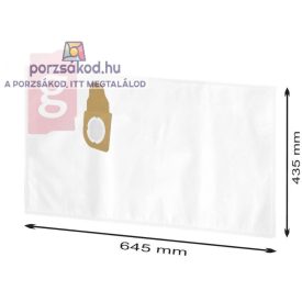 Mikroszűrős porzsák 5 darabos kiszerelésben(WA5S)