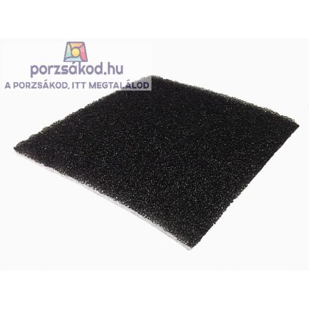 Univerzális Porszívó Motorvédő Szűrő 2 rétegű 125x128mm 7 mm vastag, vágható